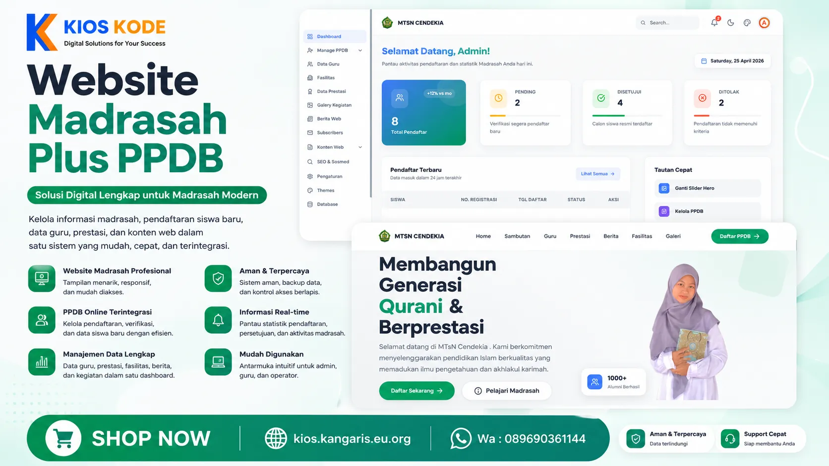Website Madrasah Plus PPDB