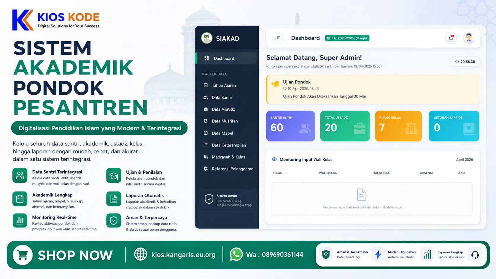 Sistem Akademik Pondok Pesantren